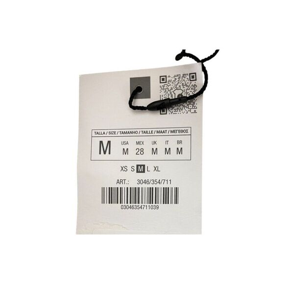 Zara Womens Mini Skirt S Small Tan Short Belted Faux Suede 3046/354 NWT - Picture 6 of 10